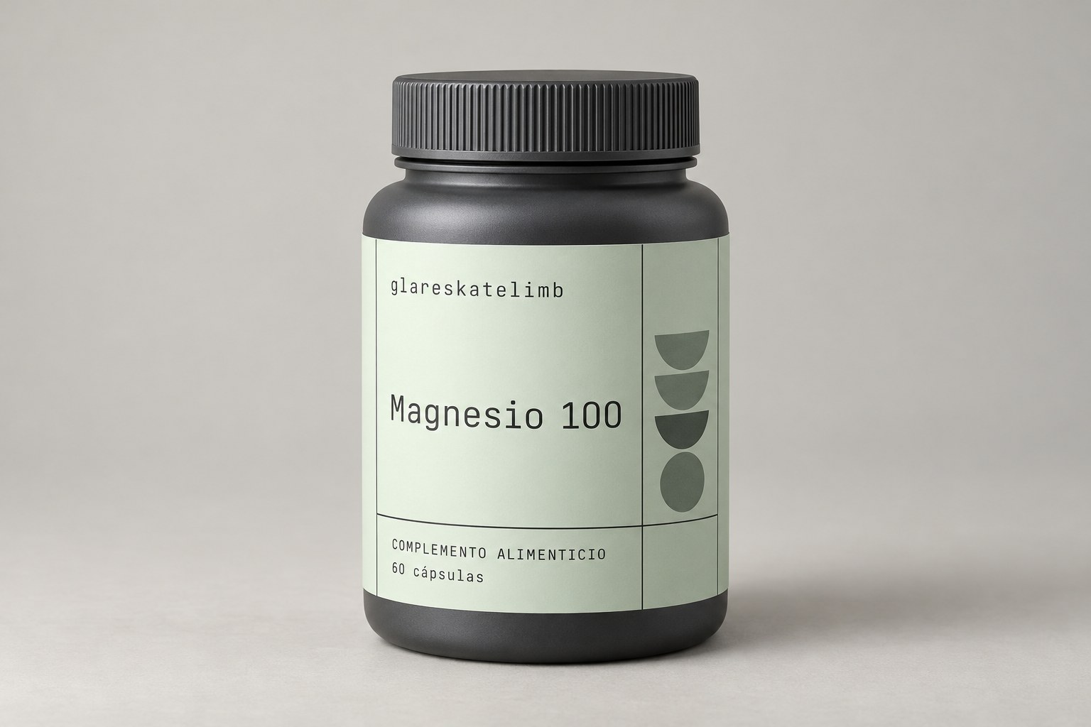 glareskatelimb Magnesio 100: envase de 60 cápsulas