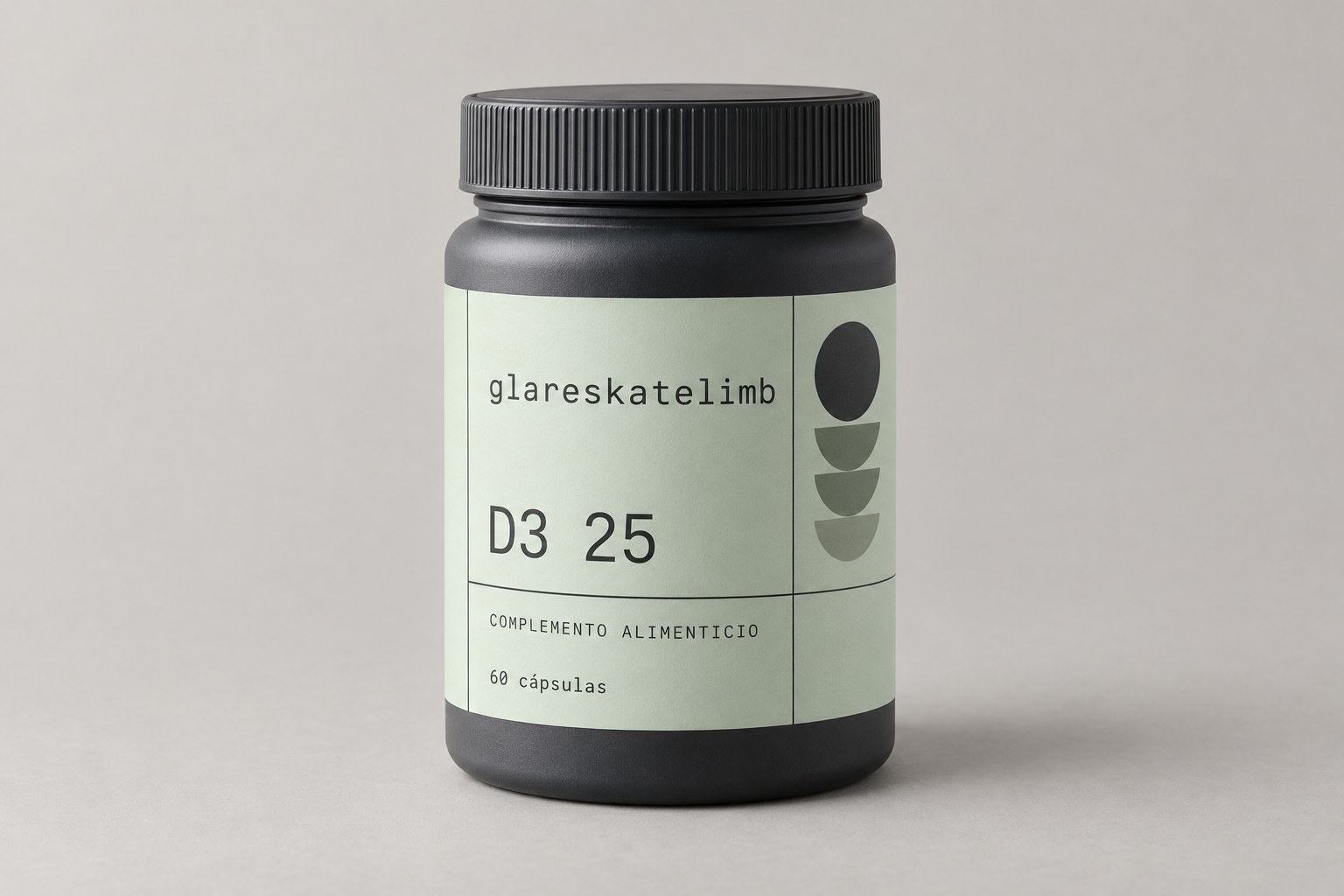 Envase glareskatelimb D3 25, complemento alimenticio, 60 cápsulas